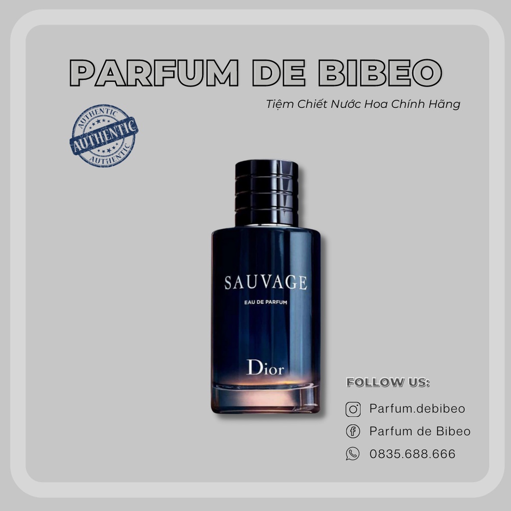 Parfum de Bibeo-Nước hoa nam chính hãng Dior Sauvage EDP