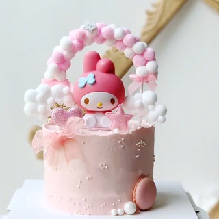 hello kitty sét 3 con trang trí bánh kem