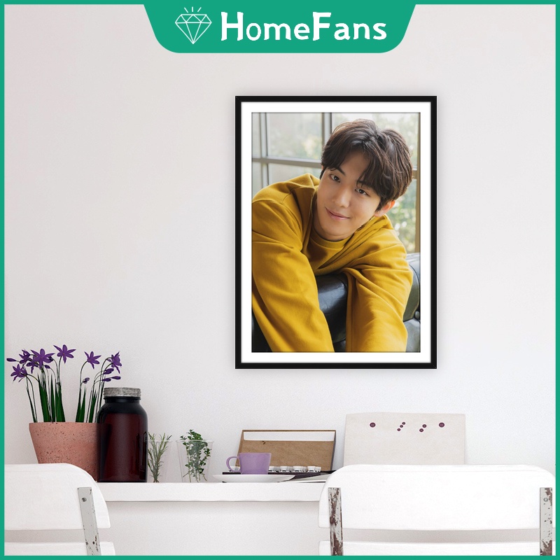 Bộ Tranh Đính Đá 5D Tự Làm 30x40cm/40x50cm Hình Diễn Viên Hàn Quốc Trang Trí Nhà Cửa Kèm Phụ Kiện