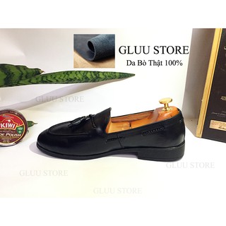 Giầy lười nam da bò thật