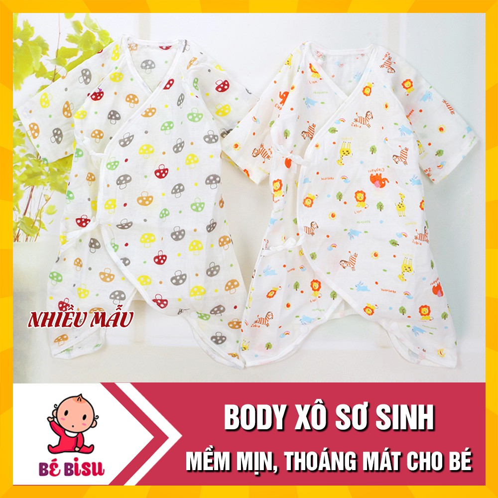 Bộ Body xô thoáng mát cho bé sơ sinh (3-9kg)