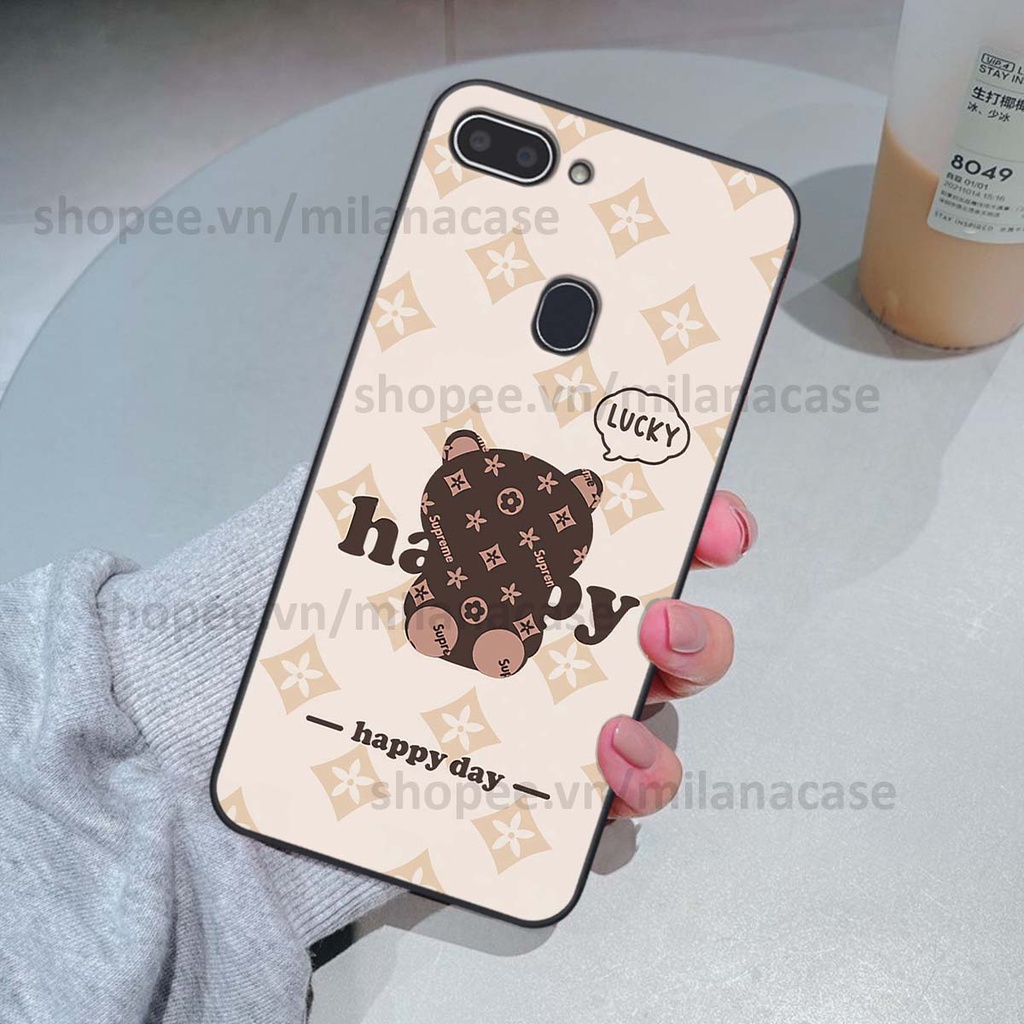 Ốp Realme 1 / 2 gấu be@rBrick gấu Teddy Kaws siêu đẹp, phong cách, cá tính