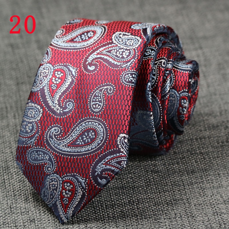 Cà Vạt Nam Bản Rộng 7CM Họa Tiết Hoa Văn Mới Lạ