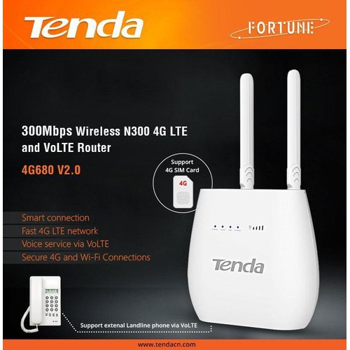 Thiết bị phát wifi 4G Tenda 4G680