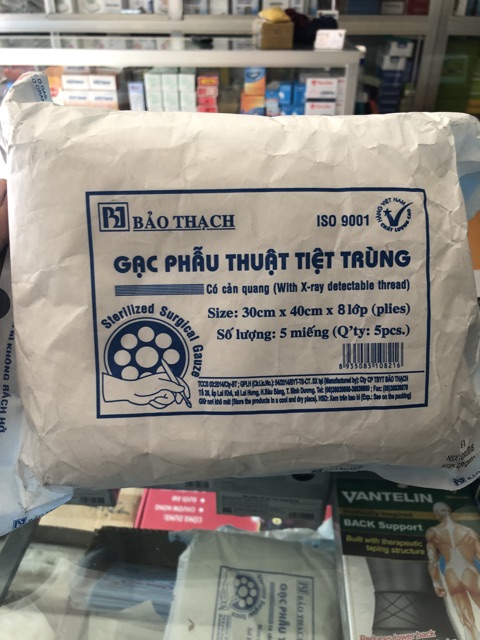 Gạc phẫu thuật tiệt trùng