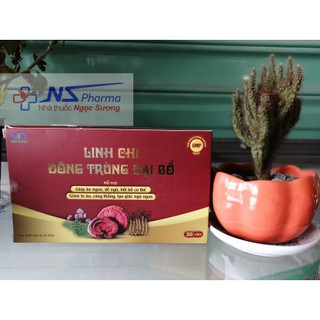 Linh Chi Đông Trùng Đại Bổ Hộp 30 viên Dạng Vỉ
