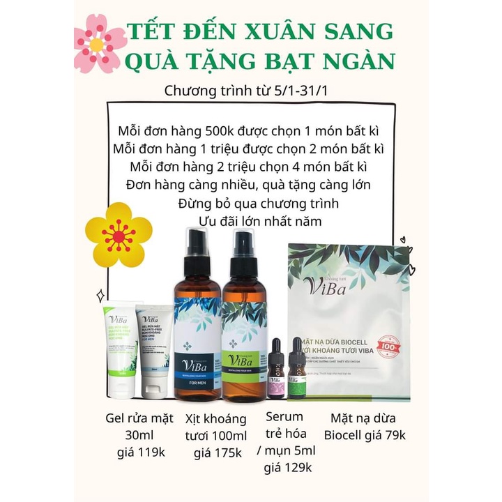 xịt Khoáng Tươi Viba