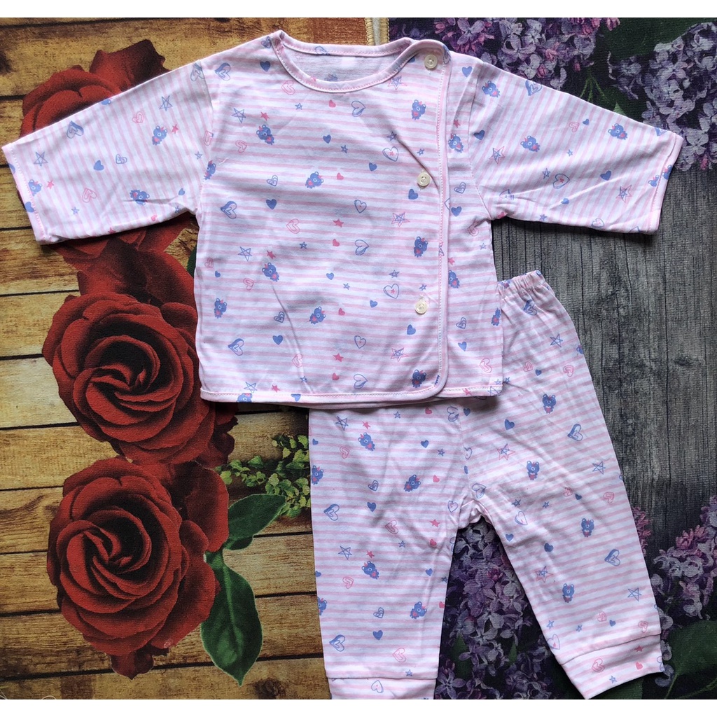 Bộ quần áo sơ sinh Cotton xuất Hàn cho bé sơ sinh đến 9 tháng