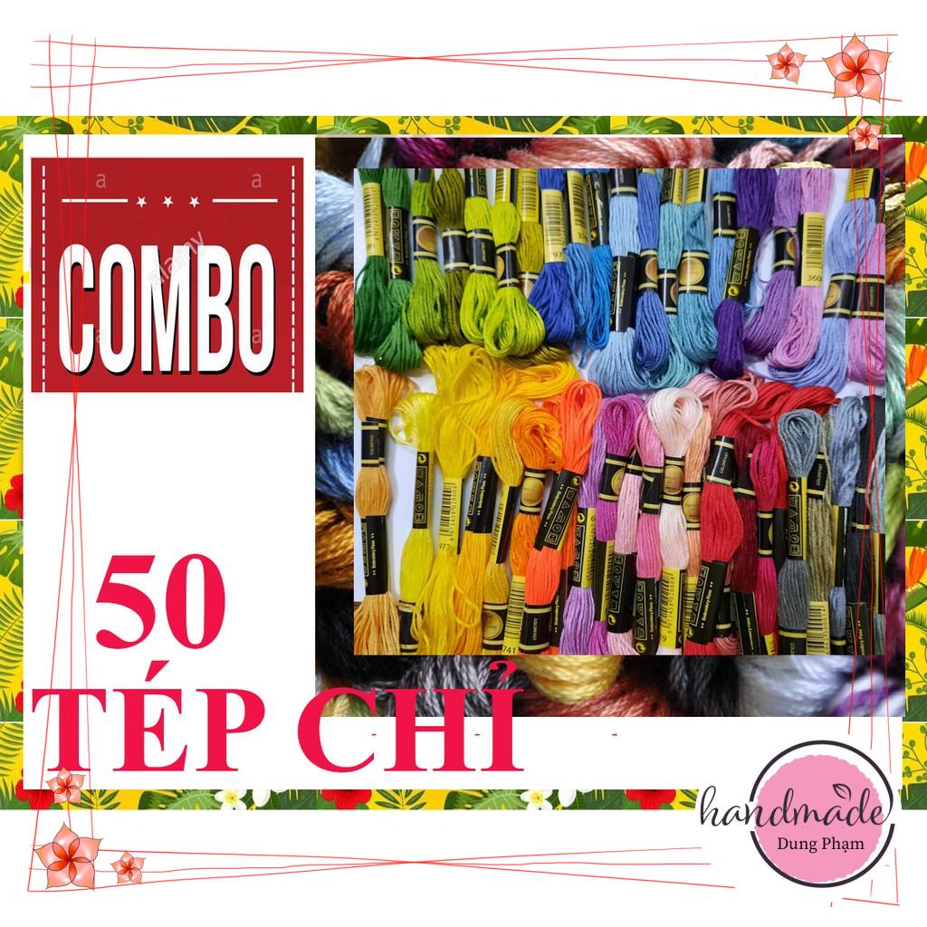 Combo 50 tép chỉ CXC - GIAO MÀU NGẪU NHIÊN HOẶC MÀU KHÁCH CHỌN