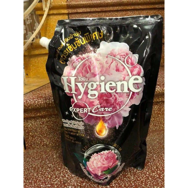 Có sẵn] Nước xả vải Hygiene Thái Lan đậm đặc lưu hương lâu hơn (Túi) 1300ml