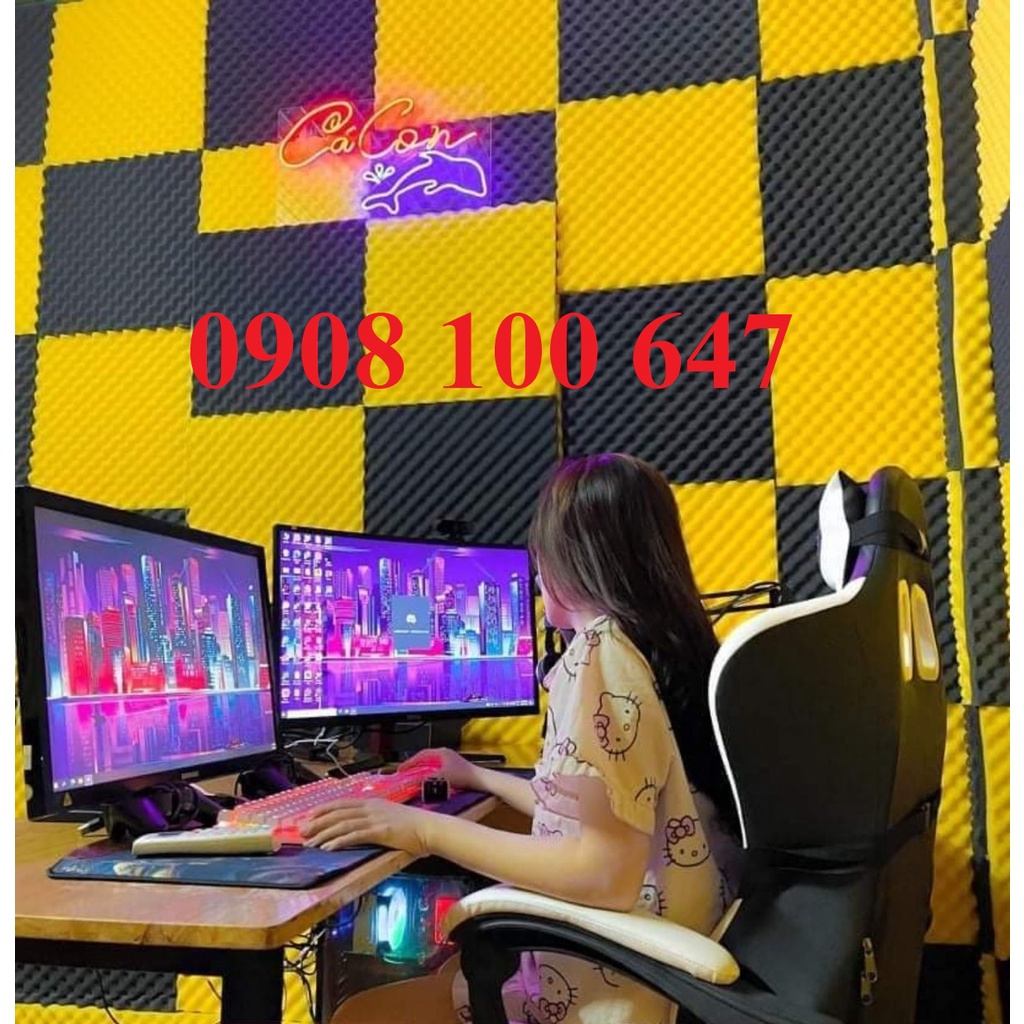 Mút Cách Âm Tiêu Âm mẫu Trứng Gà dày 5cm quy cách 50x50