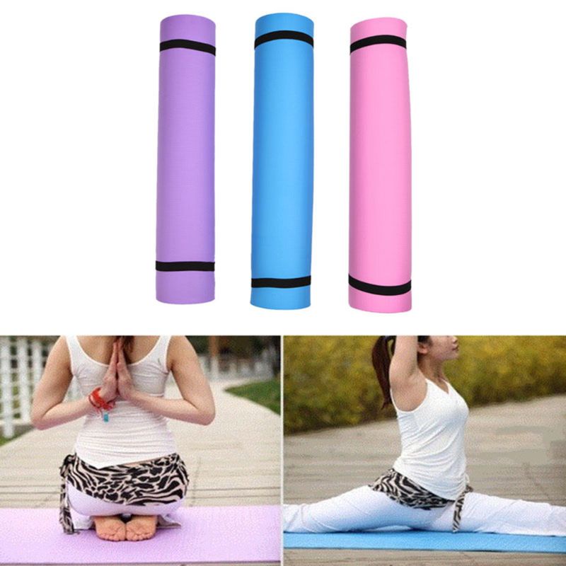 ✿ Thảm Tập Yoga Dày 4mm Chống Trượt Giúp Giảm Cân Tiện Dụng