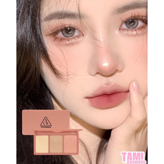 Phấn Bắt Sáng 3CE Strobing Skin Palette