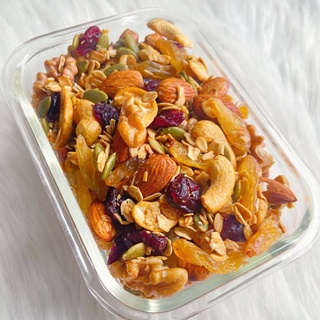 Combo 3kg granola 70% hạt và 30% yến mạch
