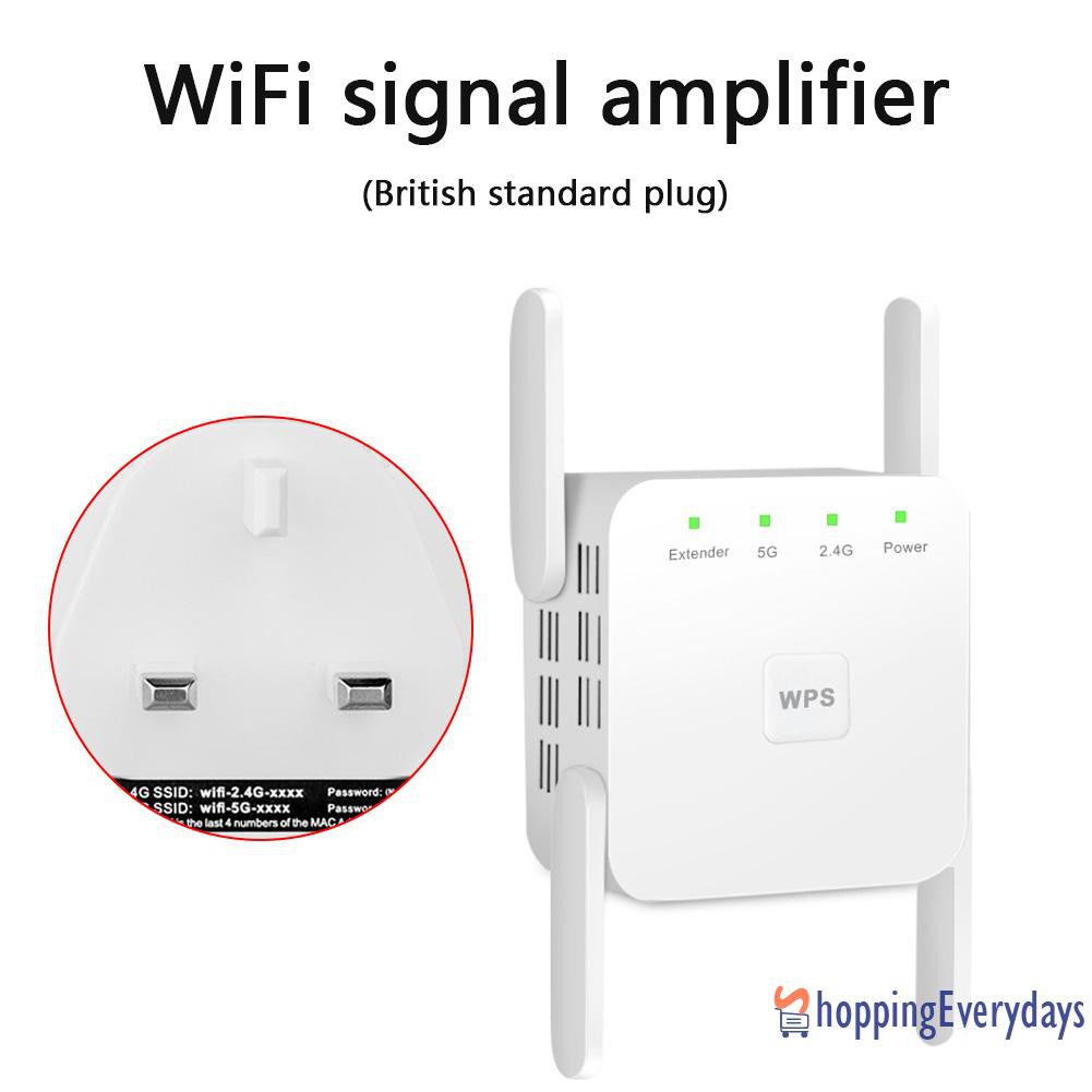 Thiết Bị Khuếch Đại Tín Hiệu Wifi 4 Nấc 2.4ghz 5.8ghz 1200mbps | BigBuy360 - bigbuy360.vn