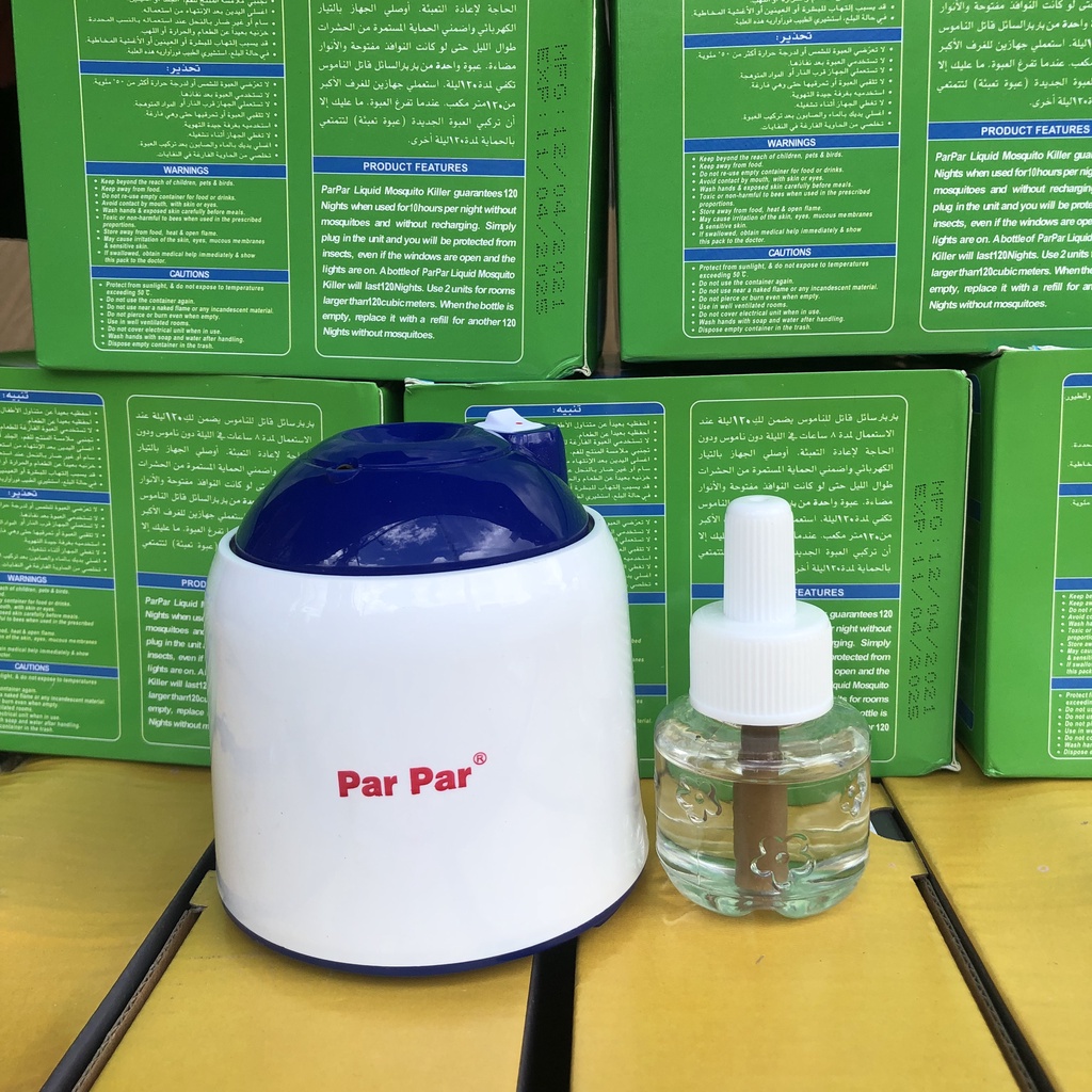 Máy Xông Tinh Dầu Đuổi Muỗi Par Par - Tặng Kèm 1 Lọ Tinh Dầu