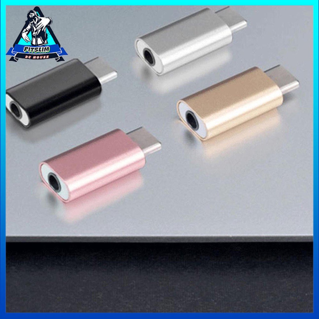 Bộ chuyển đổi âm thanh tai nghe Type-C sang 3.5mm Jack tai nghe USB C cho Xiaomi Huawei