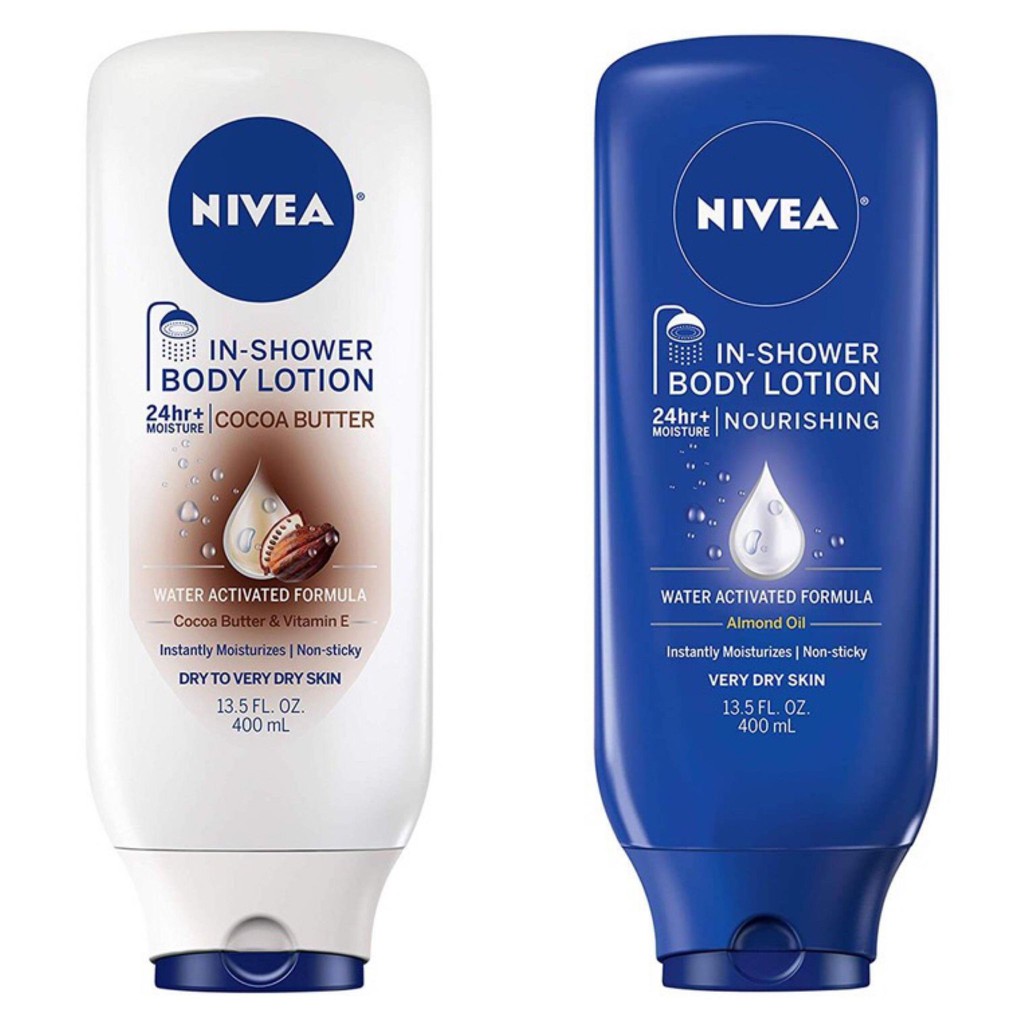 Dưỡng Thể Cho Da Khô Dùng Khi Tắm NIVEA In-Shower Body Lotion 400ml