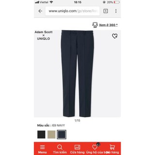 Quần âu nam Uniqlo
