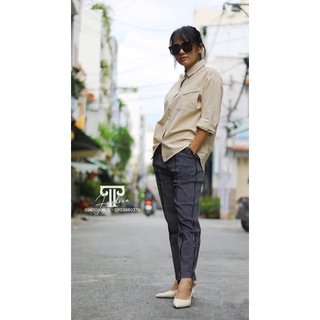 #Set_bộ #sơmi_Linen và quần baggy coton co giãn #Bigsize (#43_80kg