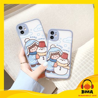 Ốp lưng samsung A51/A21S/A11/A31/A20/A30/A70/A71/A50/A50s/A30s/A10s/S9 plus/J7 prime nhám Roro Snow cực cute