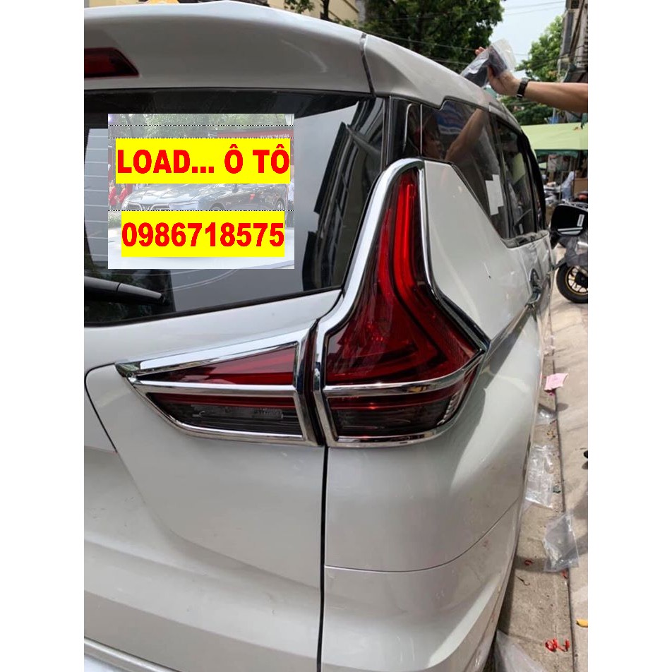 ỐP VIỀN ĐÈN HẬU THEO XE MITSUBISHI XPANDER 2022-2018, Xpander Cross Nhựa ABS mạ crom cao cấp