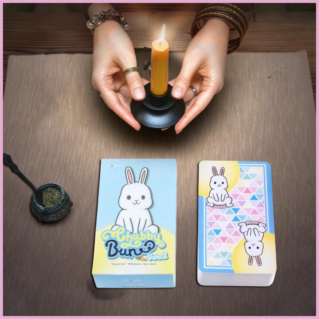 Mới Bộ Bài Tarot Hình Thỏ Dễ Thương