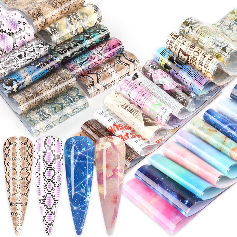 Set 50 Sticker Dán Móng Nghệ Thuật