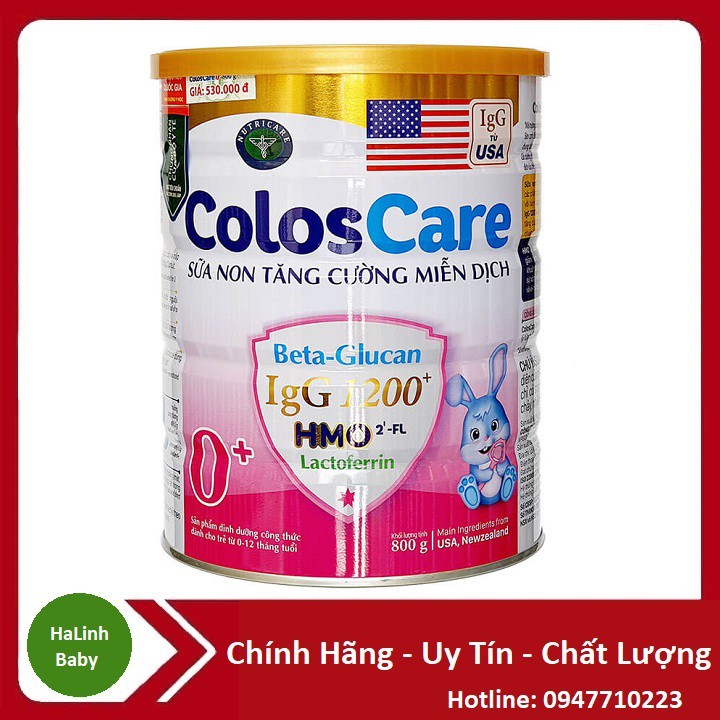 Sữa Coloscare 0+ 1+ 800g [Date 2023]