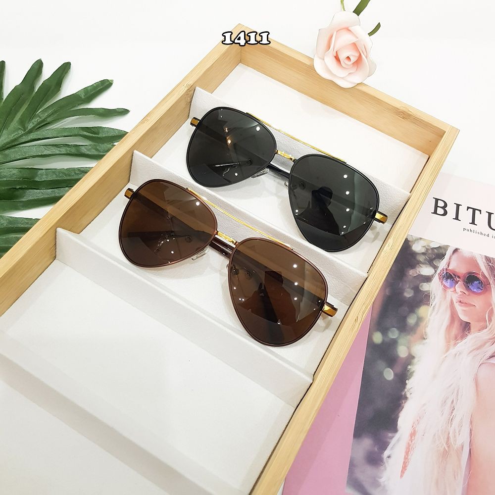 Kính mắt nam nữ tròng phân cực cao cấp thời trang❤️FREESHIP❤️kính râm unisex hàn quốc Ah1411 | BigBuy360 - bigbuy360.vn
