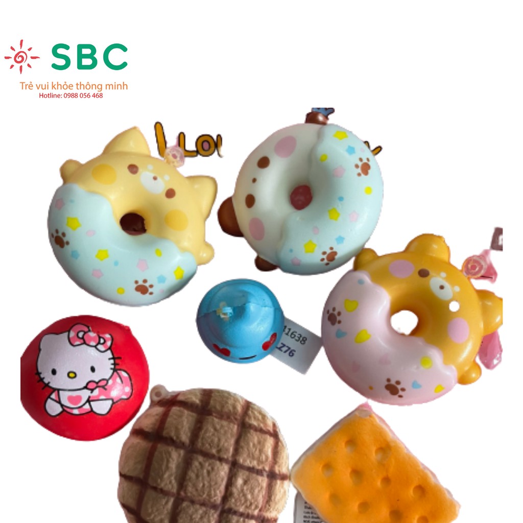 Squishy/ Squishi đồ chơi có móc khóa