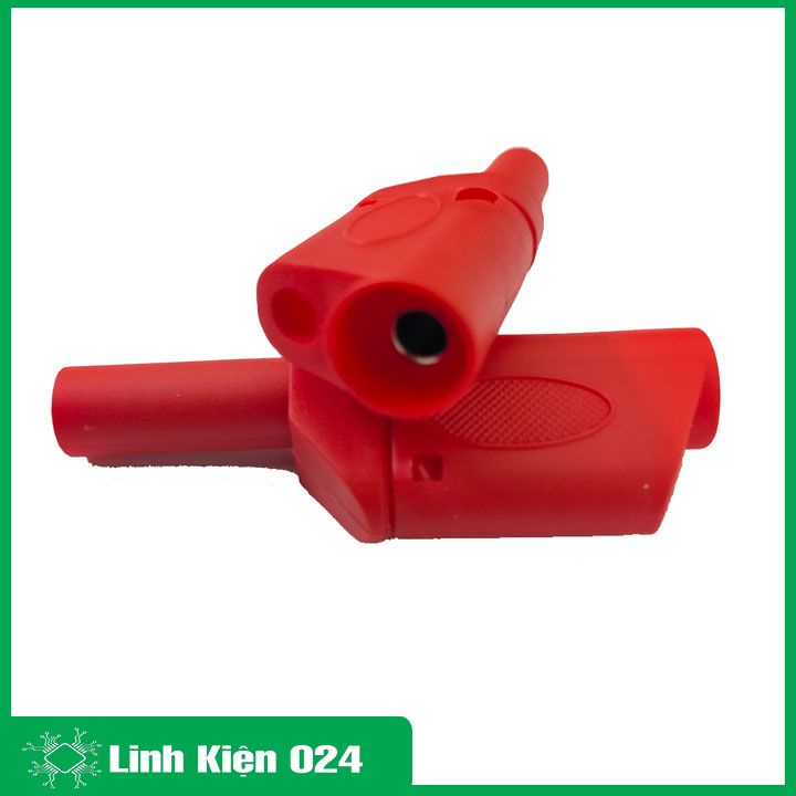 Jack nối nhanh an toàn 4mm, jack nối chịu áp 600V 32A màu đen, đỏ