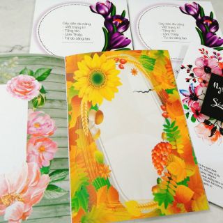 🌸🌸 SỔ NOTE GIẤY HOA A5 🌸🌸