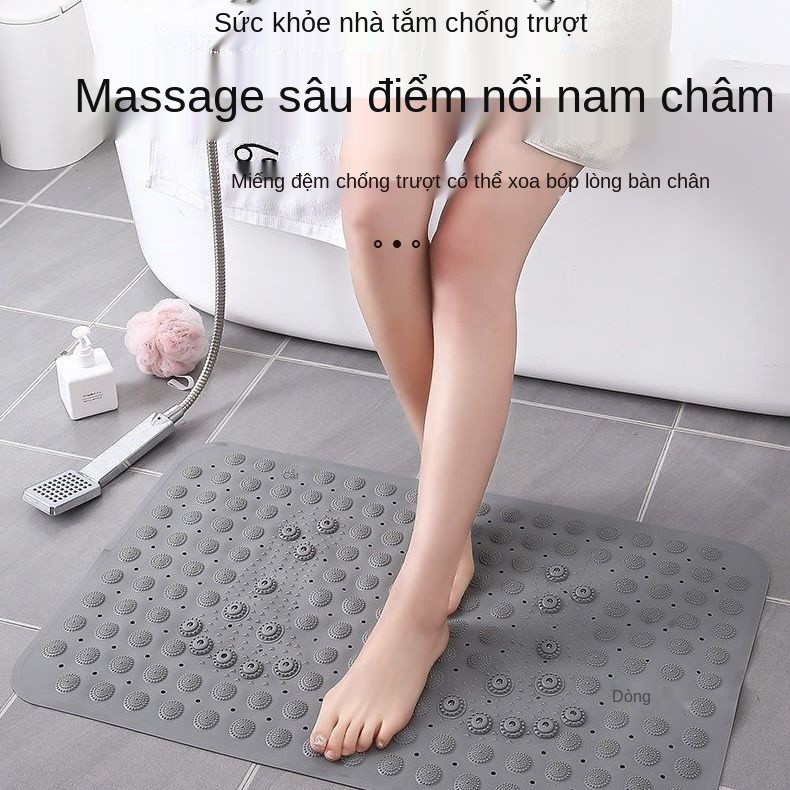 Nam châm kích thước lớn massage phòng tắm chống trượt thảm nhà vệ sinh bồn hộ gia đình sàn