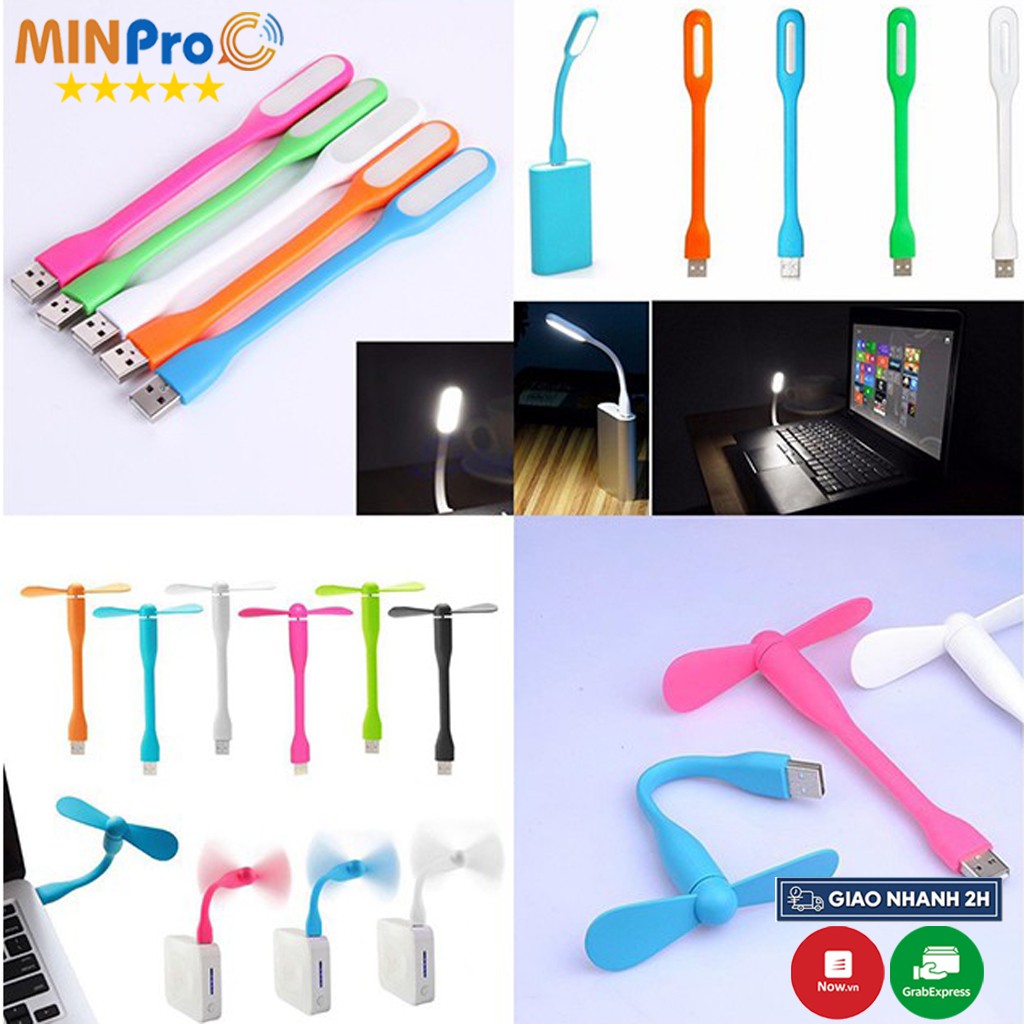 Quạt Đeo Cổ MINPRO Siêu Mát, Sạc Tích Điện USB, Quạt Mini 2 Chế Độ Gió