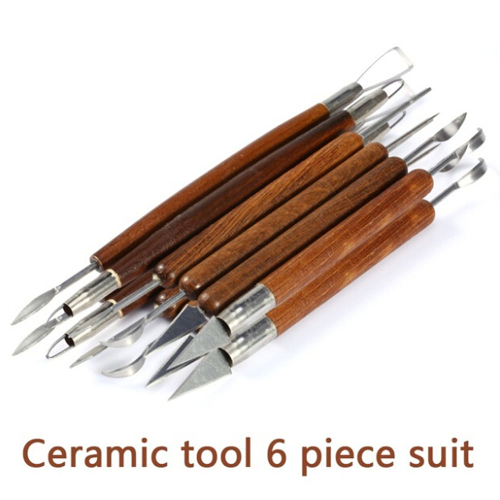 Set 6 Dụng Cụ Điêu Khắc Tạo Hình Đất Sét Diy Nhiều Kích Cỡ (Size 6)