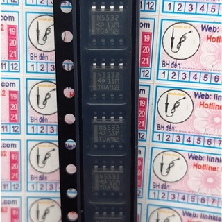 Ic khuếch đại ne5532dr ne5532 n5532 n5532dr sop-8