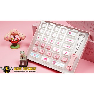 Bộ Keycap AKKO Tokyo R2 (Chất liệu PBT Dye-Subbed, 28 nút)