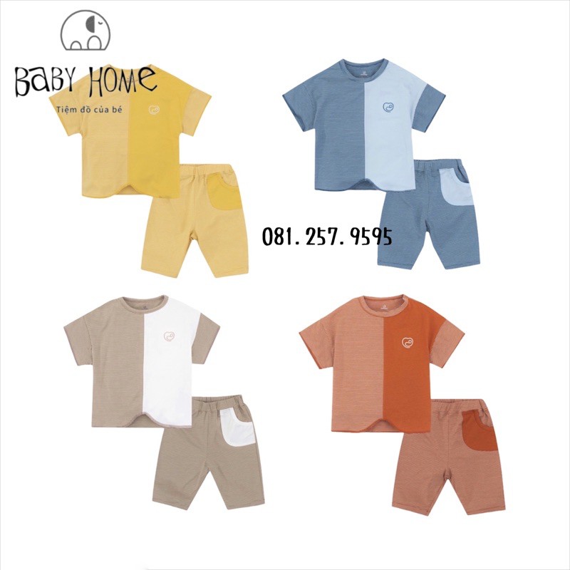 Bộ cổ tròn ngắn tay Kyomi Twins BU