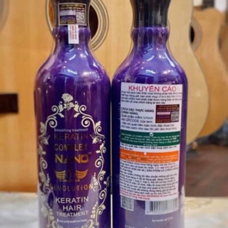 Siêu phục hồi, tái tạo và định hình tóc hư tổn keratin nano