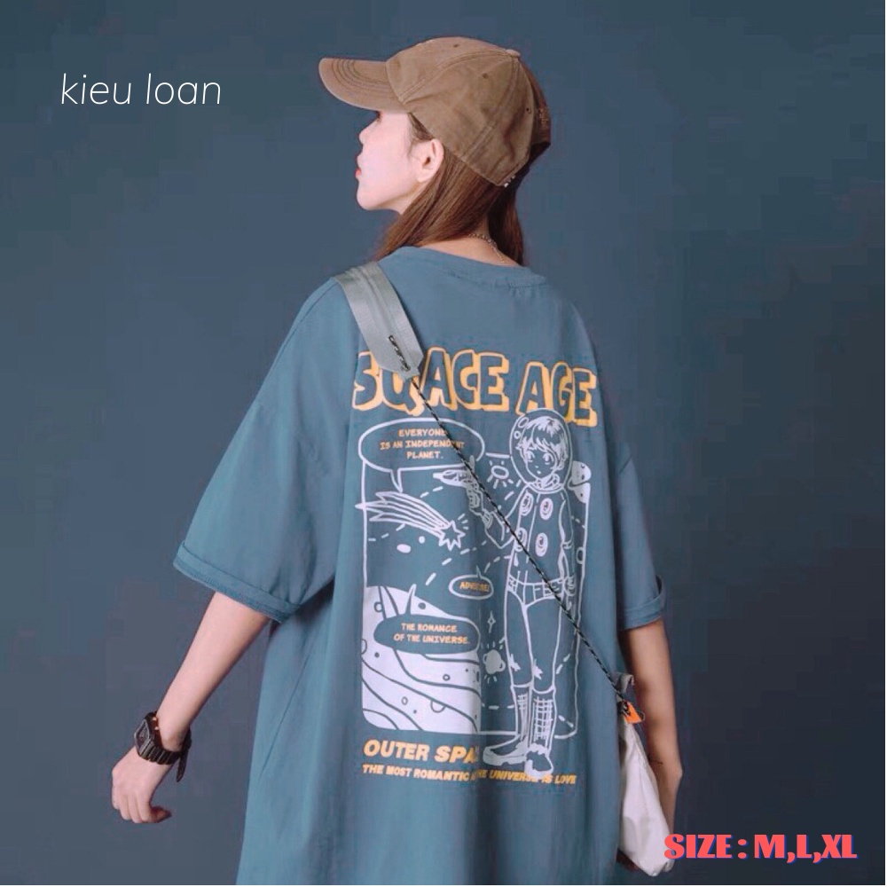 Áo thun tay lỡ in hình [ SQAGEAGE ] KL Unisex | BigBuy360 - bigbuy360.vn