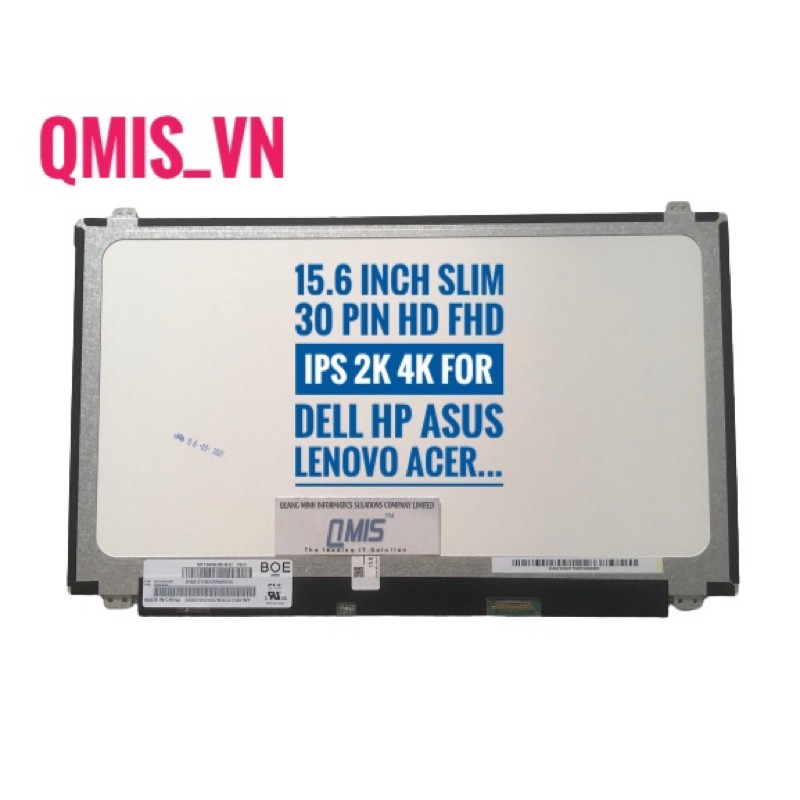 Màn hình laptop 15.6 inch led mỏng Slim 30 pin 40 pin HD, FHD, FHD IPS UHD 4K cho laptop Dell HP LENOVO ACER ASUS SONY | WebRaoVat - webraovat.net.vn