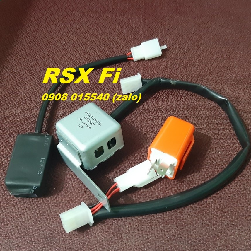 [Vin Store] - Bộ jack Ting Tong &amp; Hazard xe Wave RSX Fi &amp; chớp điện tử 12V