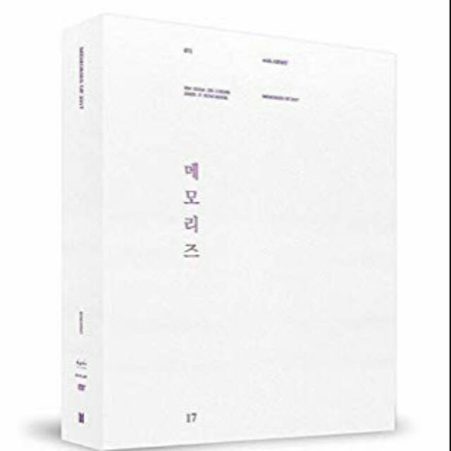 Đĩa Dvd Nhóm Nhạc Bts Memories 2017