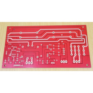 PCB Mạch Nguồn ÂM Ly 4 Tụ Phíp Đỏ - 1 Cái
