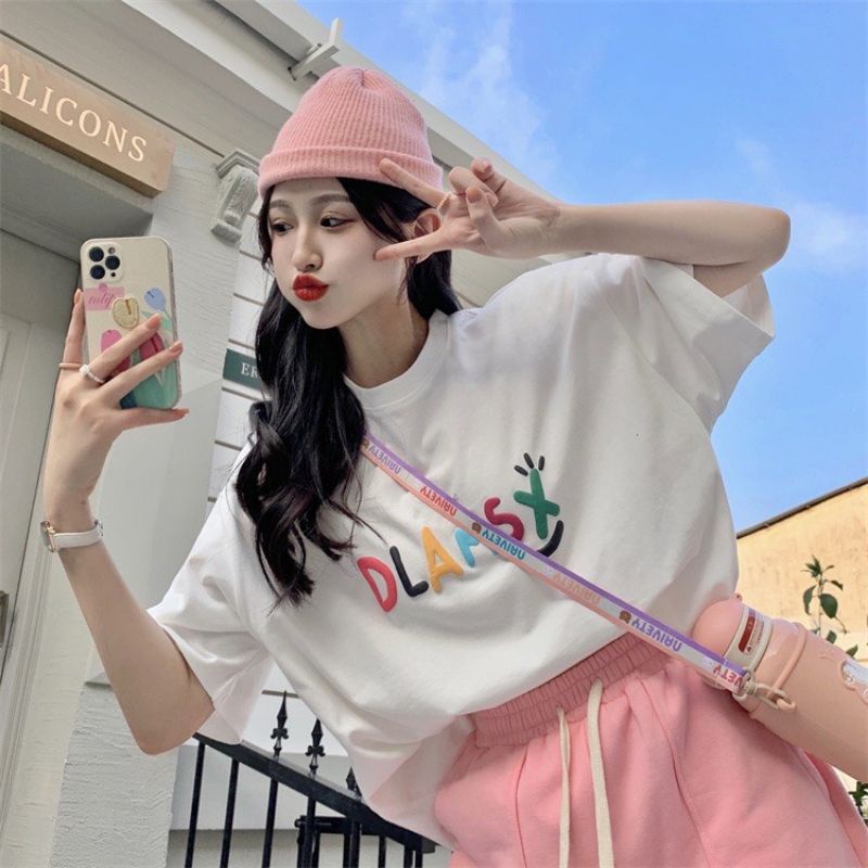 Áo thun tay lỡ unisex Dlamsx