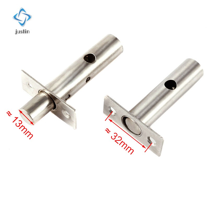 2Set Stainless Steel Security Door Bolts with Fitting Star Key Secure Strong Dead Lock