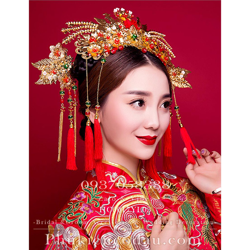 Cài tóc cô dâu cổ trang HC0015YL03