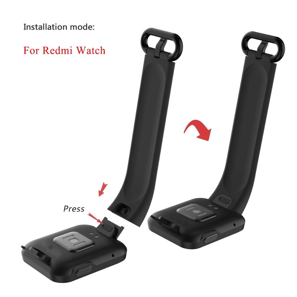 【trong kho】Dây Đeo Thay Thế Chất Liệu Silicon Màu Trơn Cho Xiaomi Mi watch Lite straps