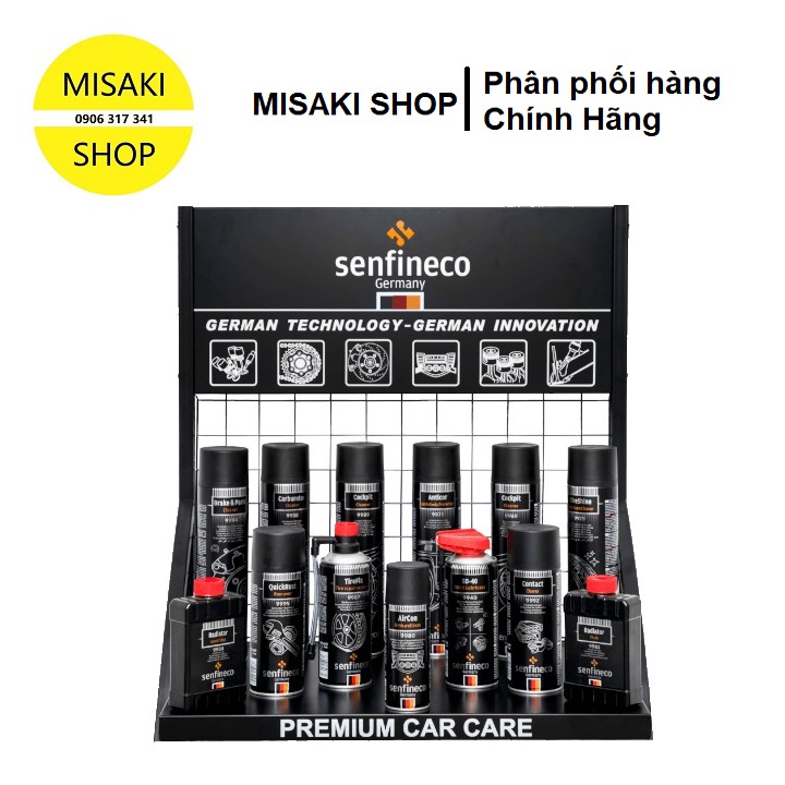 Chai Làm Kín Joan Cao Su Cửa_Đèn Senfineco 9990_450ml Silicone Spray Hàng Đức Chính Hãng📞Misaki Shop